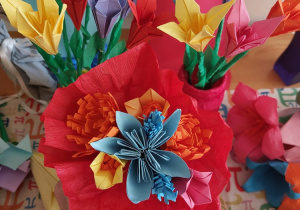 Wiosenne origami 3D