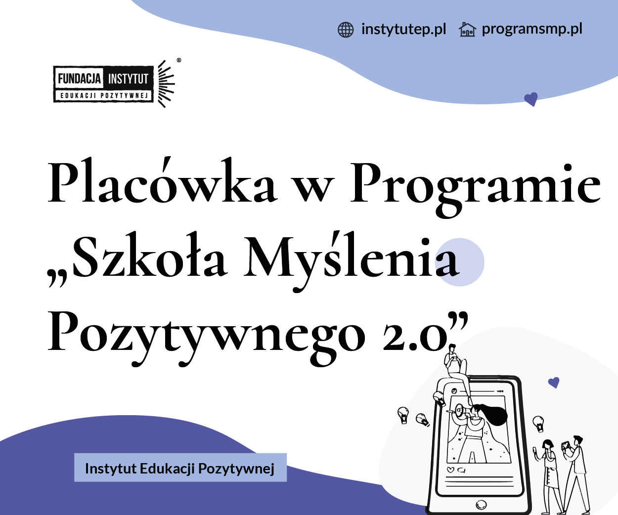 Logo projektu Szkoła Myślenia Pozytywnego