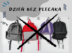 Przekreślone plecaki.