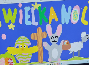 Kartka wielkanocna.