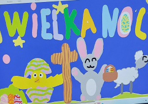 Kartka wielkanocna.