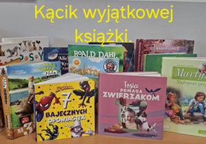 Kącik wyjątkowej książki.