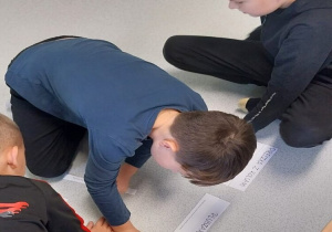 Uczniowie podczas Tygodnia Przeciwdziałania Przemocy.