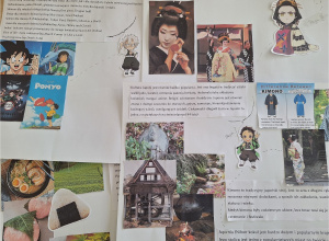 Plakat wykonany przez uczniów.