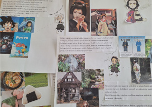 Plakat - kulutra Japonii.