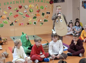 Klasy 2 podczas występu.