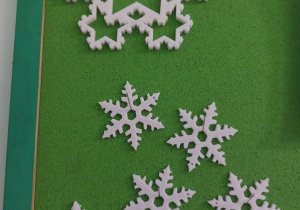 Dekoracje świąteczne wykonane na drukarce 3D.