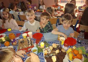 Wigilijne spotkanie.