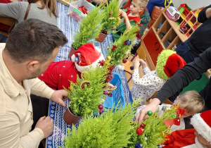 "W przedszkolu przed świętami".