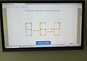 Łamigłówki matematyczne z wykorzystaniem zapałek.
