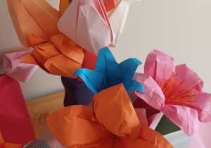 Wiosenne origami 3D