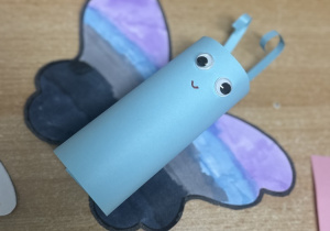 Motyle wykonane przez uczniów.