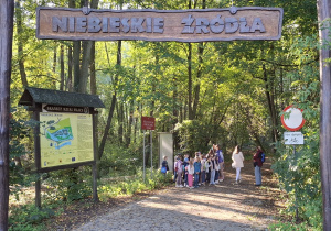 Wizyta z Rezerwacie "Niebieskie Żródła".