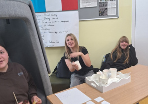 Uczniowie klasy 7 podczas Europejskiego Dnia Języków
