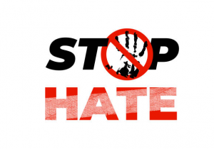 Znak "Stop hate"